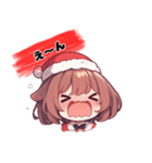 キュートな女の子 クリスマスvar.（個別スタンプ：22）