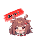 キュートな女の子 クリスマスvar.（個別スタンプ：31）