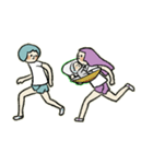 ちょっと困ったリレー（個別スタンプ：2）