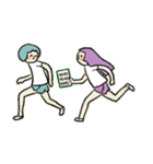 ちょっと困ったリレー（個別スタンプ：13）