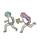 ちょっと困ったリレー（個別スタンプ：16）