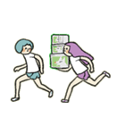 ちょっと困ったリレー（個別スタンプ：18）