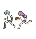ちょっと困ったリレー（個別スタンプ：23）
