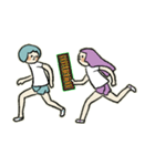 ちょっと困ったリレー（個別スタンプ：36）