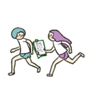 ちょっと困ったリレー（個別スタンプ：39）