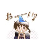 青い鳥とプリンセスになりたかった魔女（個別スタンプ：4）