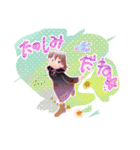 青い鳥とプリンセスになりたかった魔女（個別スタンプ：16）