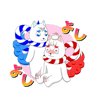 狛犬兄弟。（個別スタンプ：32）