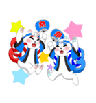 狛犬兄弟。（個別スタンプ：40）