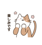 腰が低い敬語のねこ（個別スタンプ：11）