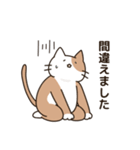 腰が低い敬語のねこ（個別スタンプ：17）