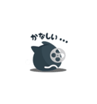こねこフィルム公式キャラクター「黒猫」（個別スタンプ：6）
