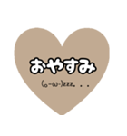 くすみカラーのスタンプ（個別スタンプ：3）