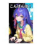 プロゲーマー風女子（個別スタンプ：3）