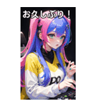 プロゲーマー風女子（個別スタンプ：37）