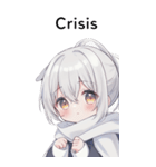 全て同じセリフ【Crisis】  2（個別スタンプ：8）