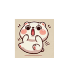 愛されキャラの感情豊かなスタンプ集（個別スタンプ：1）