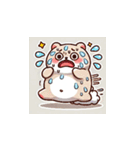 愛されキャラの感情豊かなスタンプ集（個別スタンプ：5）