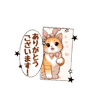 うさ耳つけたよ！(可愛い猫Ver.)（個別スタンプ：20）