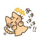 茶トラの女の子（個別スタンプ：4）