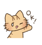茶トラの女の子（個別スタンプ：16）