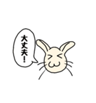 うさぎは元気（個別スタンプ：3）