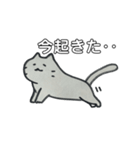 自由気ままなねこスタンプ（個別スタンプ：7）