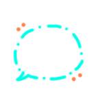 手描きで吹き出し：アレンジ機能に使える♪（個別スタンプ：10）