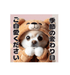 オコジョすたんぷ♡クマ五郎・日常会話秋冬（個別スタンプ：12）