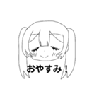 かわいい雑女の子スタンプ（個別スタンプ：5）