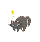 サモエドと黒猫の丁寧語スタンプ（個別スタンプ：3）