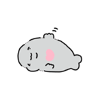 うごきたくないアザラシ（個別スタンプ：1）