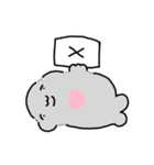 うごきたくないアザラシ（個別スタンプ：3）