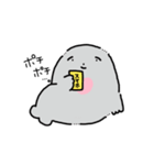 うごきたくないアザラシ（個別スタンプ：11）