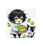津世実君と愛しい猫③（個別スタンプ：1）