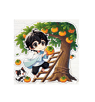 津世実君と愛しい猫③（個別スタンプ：3）
