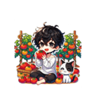 津世実君と愛しい猫③（個別スタンプ：5）