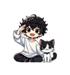 津世実君と愛しい猫③（個別スタンプ：7）