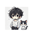 津世実君と愛しい猫③（個別スタンプ：8）
