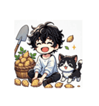 津世実君と愛しい猫③（個別スタンプ：9）