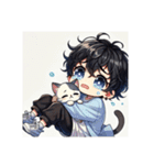津世実君と愛しい猫③（個別スタンプ：17）