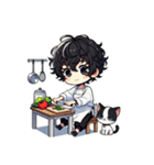 津世実君と愛しい猫③（個別スタンプ：22）