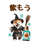 【BIG】まめしばハロウィン（個別スタンプ：40）