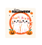 ほんわか猫ハロウィン（個別スタンプ：3）