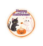 ほんわか猫ハロウィン（個別スタンプ：4）