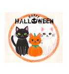 ほんわか猫ハロウィン（個別スタンプ：5）