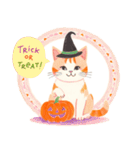 ほんわか猫ハロウィン（個別スタンプ：8）