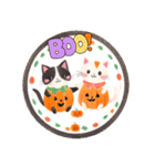 ほんわか猫ハロウィン（個別スタンプ：15）