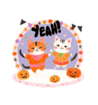 ほんわか猫ハロウィン（個別スタンプ：16）