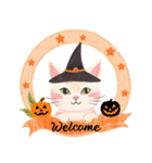 ほんわか猫ハロウィン（個別スタンプ：17）